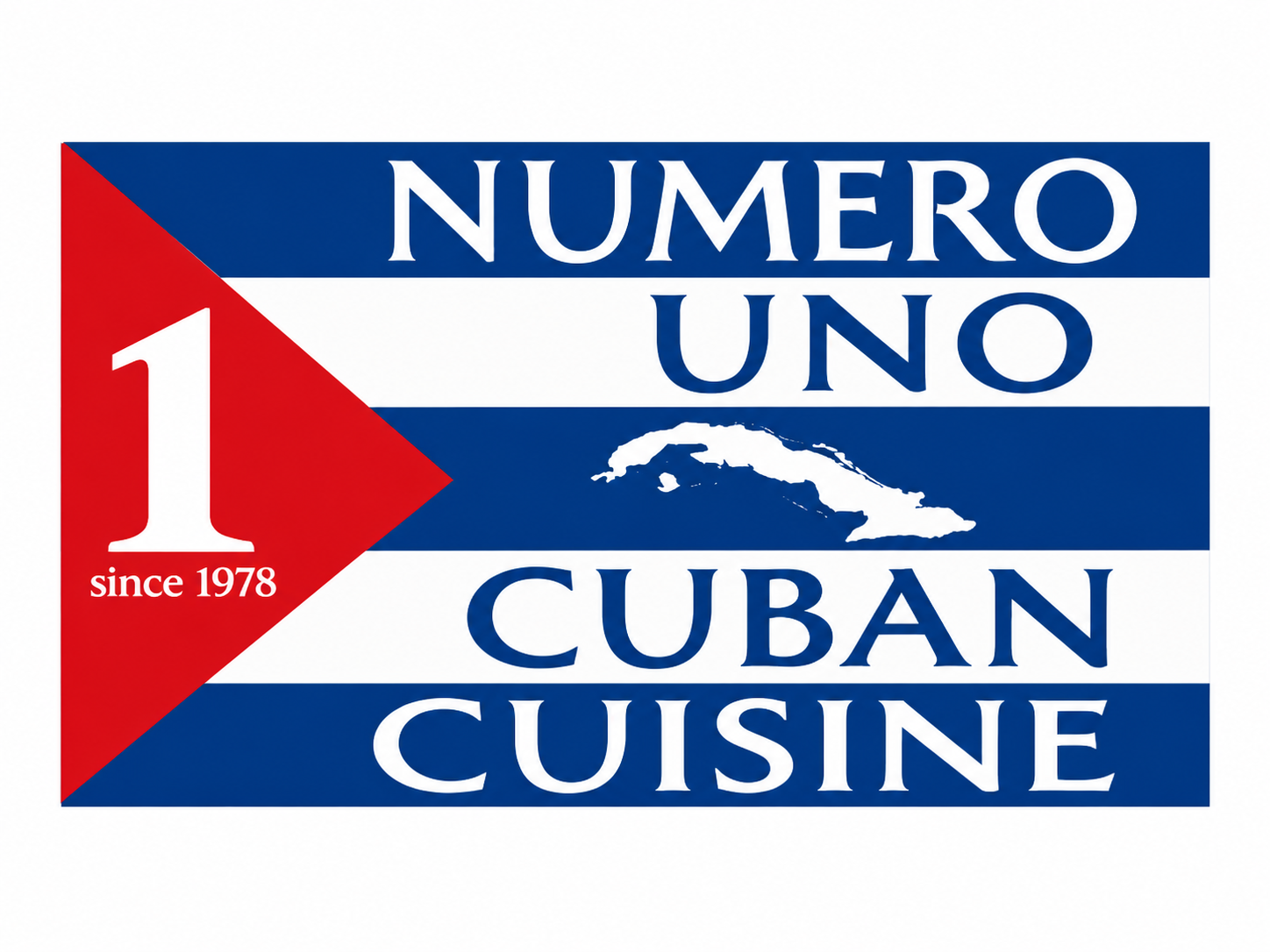 Número Uno Cuban Cuisine official-style digitalized logo